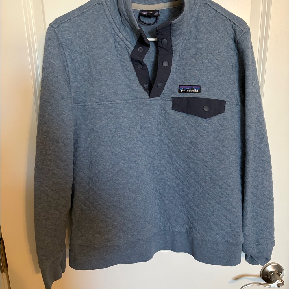 Patagonia Gray Organic Cotton Pullover